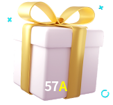 Receba seus bônus de boas-vindas no 57A