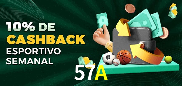 10% de bônus de cashback na 57A